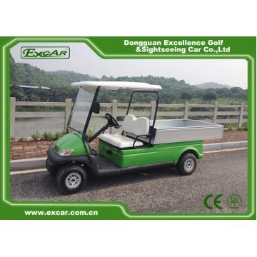 Quality CE Approved Green 48V Trojan Hotel Buggy Car , 2 Seats Electric Utility Golf for sale