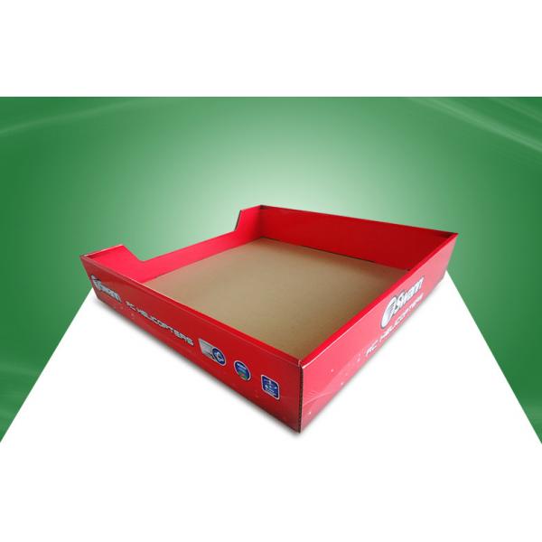 Quality Custom Cardboard Countertop Tray PDQ Trays for Helicoper / Food / Skincare for sale