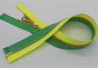Buy cheap Open End Coats All Purpose Zipper 5# / 8# , Yellow Green Tape Coats Invisible from wholesalers