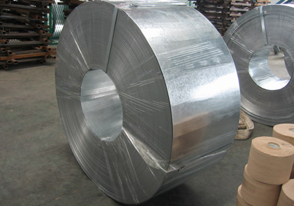 China 30mm - 400mm Z10 to Z27 Zinc coating HOT DIPPED GALVANIZED Steel Strip / Strips factory