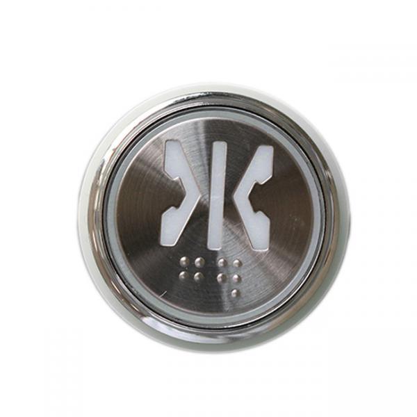 Quality 12V Stainless Steel Elevator Push Button Touch Free Lift Button Lift Spare Parts Round for sale