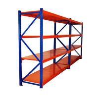 China Boltless 4 Layer Heavy Duty Storage Shelves Q235 Cold Rolled Steel for sale