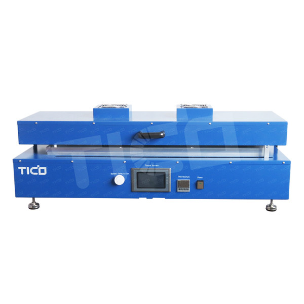 Quality 3.5mm Cylindrical Cell Lab Equipment 800mm Adjustable Vacuum Battery Film Coating Machine for sale