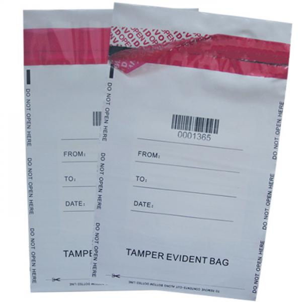 Quality LDPE Security Tamper Evident Bag Printing Envelope Tamper Security Courier Bag for sale