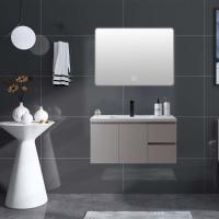 China Modern Ceramic Bathroom Vanity Bathroom Vanity Mirror Cabinet With Lights factory