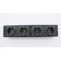 China German 4 Outlets European Power Strip Bar With Line Attached Connector IEC 320 factory