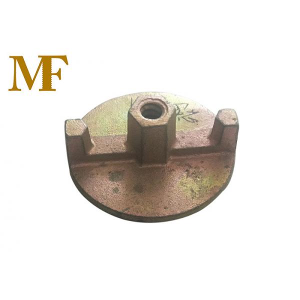 Quality Yellow Construction Formwork Accessories Tie Rod Disc Anchor Nut for sale