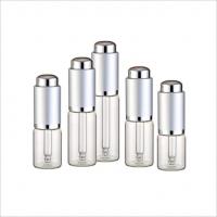 Quality 7ml 8ml 10ml 12ml 15ml Cosmetic Glass Bottle Silver Press Dropper Cap for sale