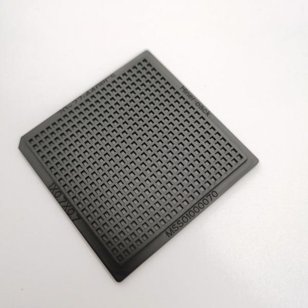 Quality ESD Black Waffle Pack IC Chip Tray Anti Static For Mirco Die for sale