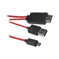China High resolution 1080P MHL to HDMI Adapter Cable for Samsung i9300 galaxy S3 factory