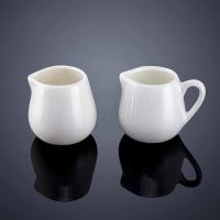 China White Coffee Milk Creamer Pitcher Porcelain Small Serving Sauce factory