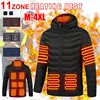 Quality 2022 Winter Puffer Coats Custom Waterproof USB Electrical Heated Jacket Men′s for sale