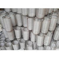 China Customized 316 304 Stainless Steel Filter Mesh Screen Filter Tube / Filter Cylinder factory