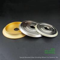 China 100mm Vacuum Brazed Diamond Grinding Wheel For Ceramic Tiles factory