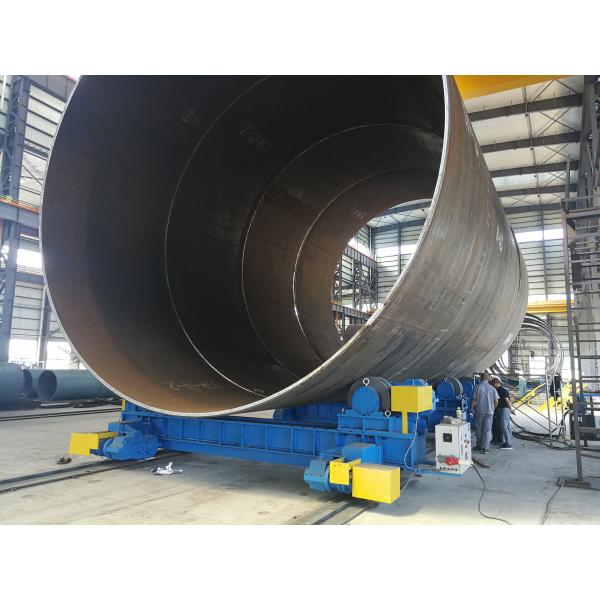 Quality Steel Wheel Conventional Pipe Welding Rotator 600t Column Monopile Traveling for sale