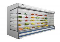 China Supermarket Drinks Cooler Commercial Display Freezer Fruit Vegetable Multideck Open Chiller CE factory