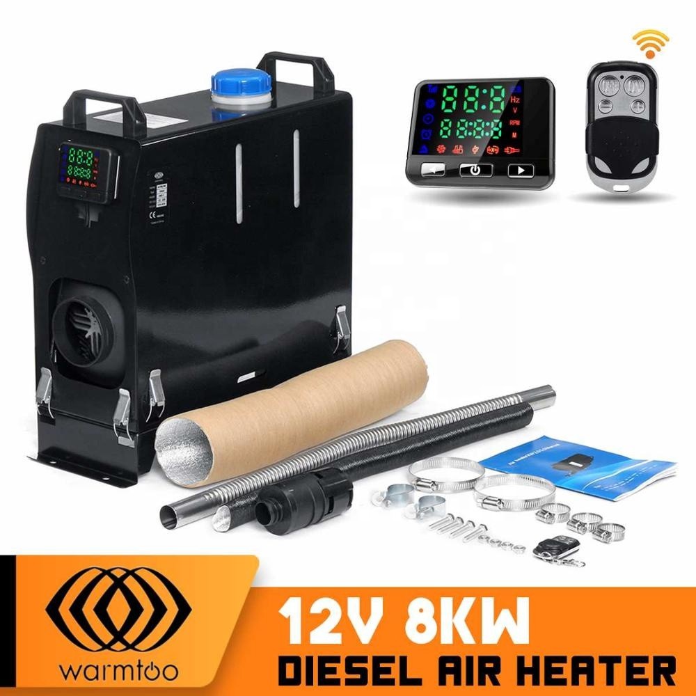China All In One 12V 8KW 0.1~0.24L Air Diesel Parking Heater Digital LCD Monitor for sale