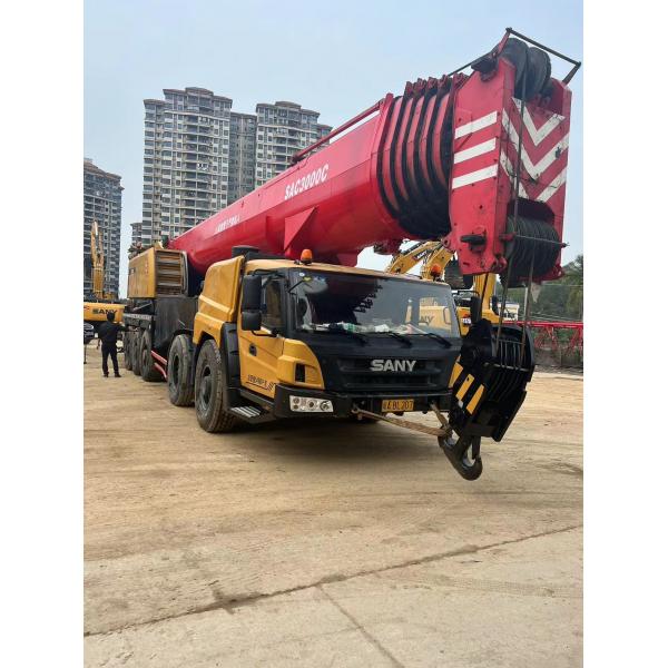 Quality Sany Used Mobile Crane Trucks 220T 360kW/rpm Second Hand Truck Mounted Cranes for sale