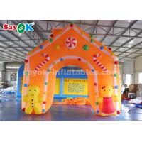China C4*4m Oxford Fabric Inflatable Christmas Archway For Holiday Decorations for sale