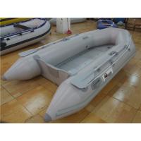 China V Shaped PVC Inflatable Boat With 4 Individual Air Chambers / Aluminum Floor for sale