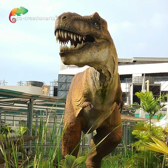China 12M Jurassic Park T Rex Animatronic  Realistic T Rex Dinosaur Remote Control factory