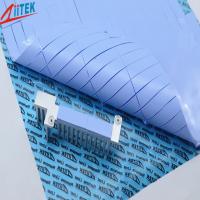 China New developed low cost  2.13g/Cc Semiconductor Thermally Conductive Silicone Sheet 1.5W/M-K insulation for display card factory