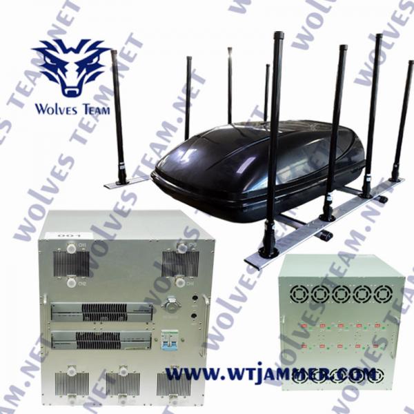Quality FCC 5000MHz Cell Phone Signal Jammer Waterproof Vehicle Bomb Jammer for sale