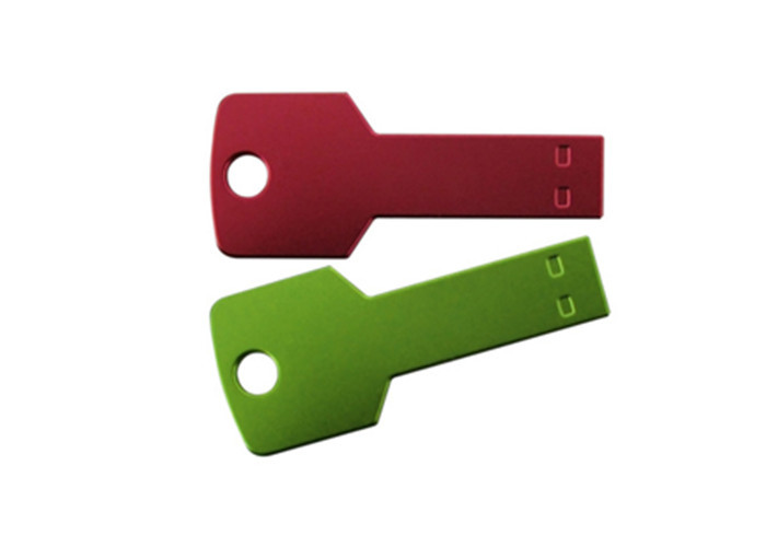 China Metal Material Key Shaped USB Flash Drive 1gb ~ 64gb Multicolor For Business Gifts factory