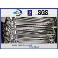 China w/Nut & Washer 90 Degree Bend L Anchor Bolts / galvanized anchor bolts for sale