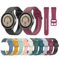 China 10 Colors Silicone Watch Band Replacement Strap for 44mm 40mm SamSung GaLaxy Watch 5 factory