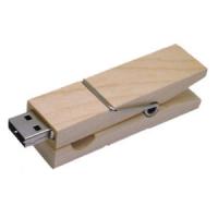 china Rectangle Clip Wooden USB Memory Sticks USB 3.0 32GB With FCC Rosh Certification