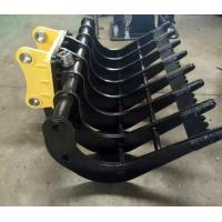China Land Clearing 9 Teeth Excavator Root Rake For Case CX180 CX165 factory