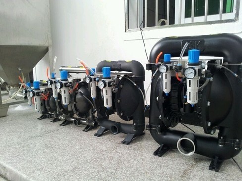 Quality 9mm Air Driven Double Diaphragm Pump For Powder Transfer for sale