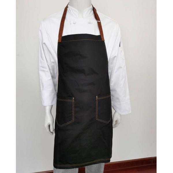 Quality Eco Friendly Waterproof Chef Work Uniform Adjustable Bib Apron Unisex for sale