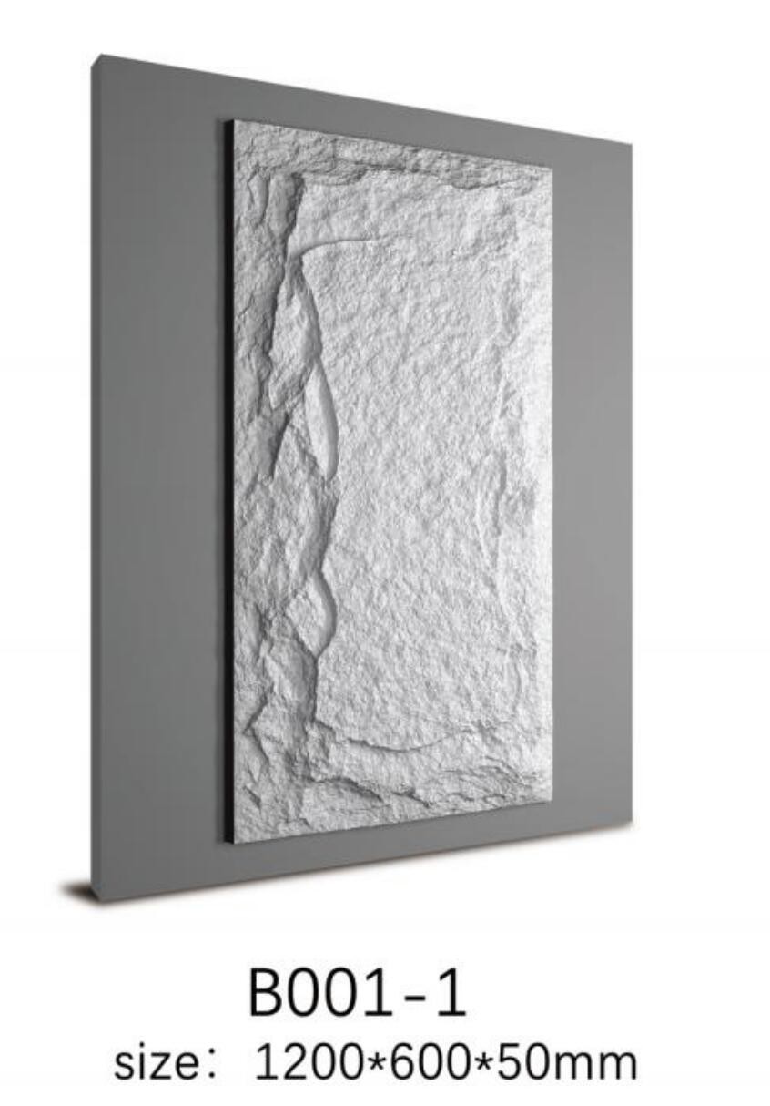 China UV Resistant Lightweight Polyurethane Stone Panel Easy Install Glue On/Screw On factory