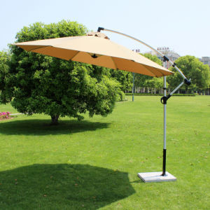 China 3m Banana Courtyard Aluminum Cantilever Umbrella For Garden Outdoor factory