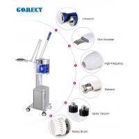 China 4 In 1 Ozone Rotary Brush Esthetician Facial Machine With Magnifying Lamp factory