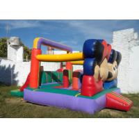 China Customized Mickey Mouse Inflatable Bounce House Moonwalk Bouncers With Logo Printing factory