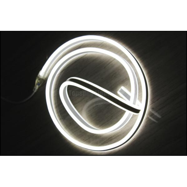 Quality cold white led flexible neon rope light 8.5*18mm double-sided neon sign China for sale