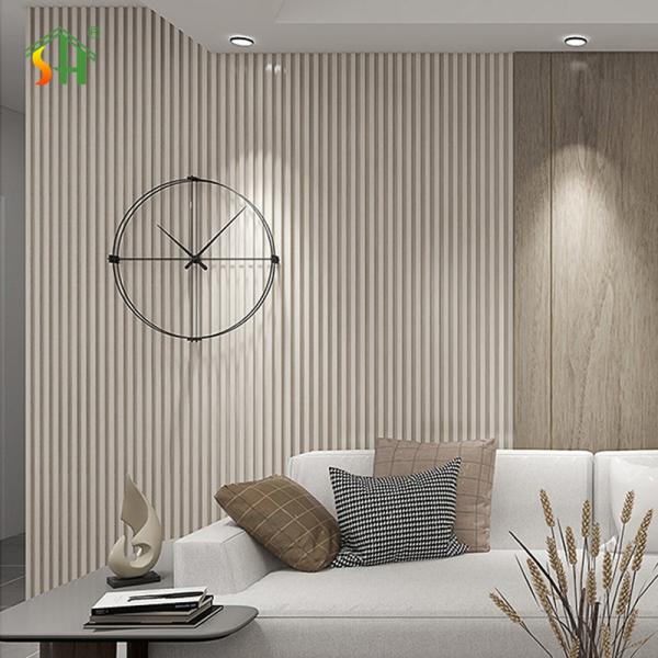 Quality Modern Design Easy Install Wpc Fluted Wall Panel Mosisture Resistance Wpc Sheet Board for sale