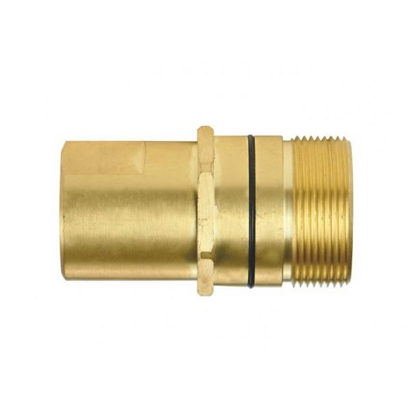 Quality Thread To Connect Hydraulic Quick Coupler , QKTF Series Brass Quick Coupler for sale