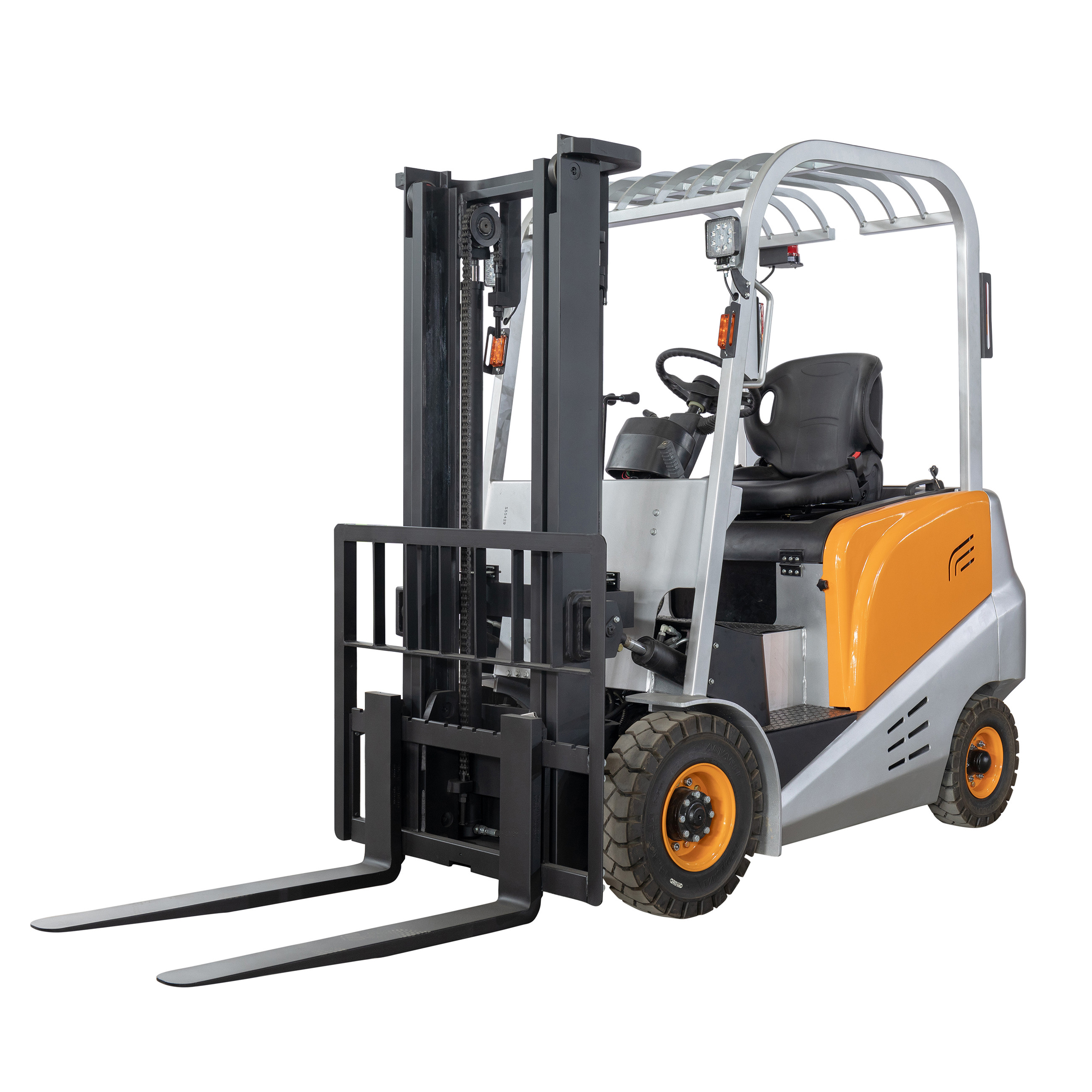 China Counterbalance Electric Forklift Truck With 4 Wheel Loading 1500kg for sale