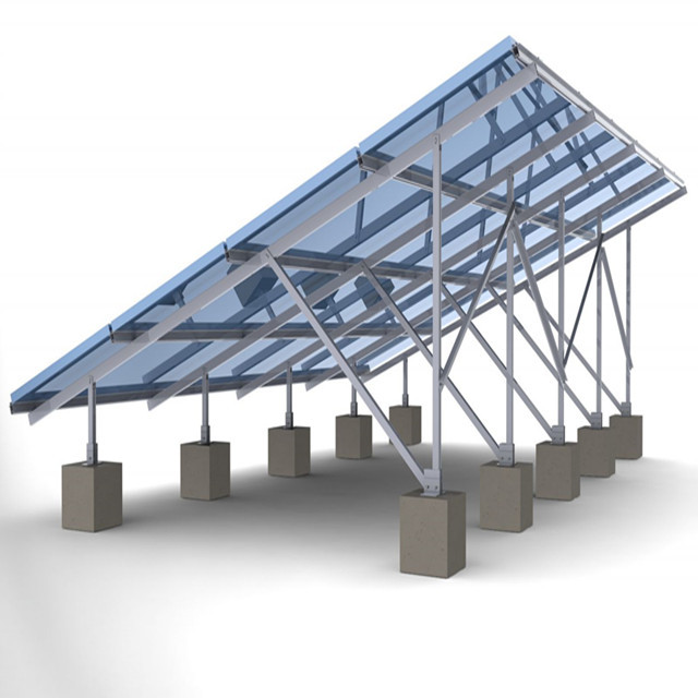 Quality 60m/s Solar Panel Ground Mounting Systems For Photovoltaic PV Array SGS Approved for sale
