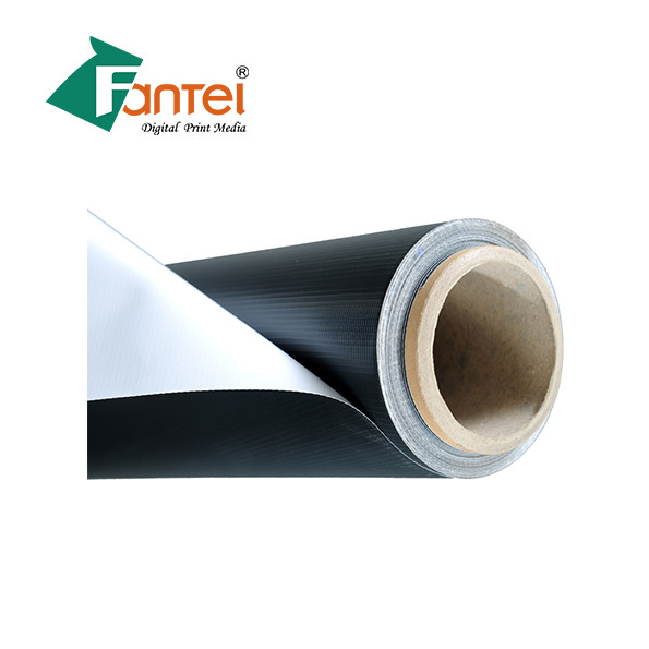 Quality Waterproof Black PVC Blockout Banner 340gsm 200D300D High glossy for sale
