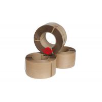 China 12MM Width Industry Packing Paper Strap Tape / Kraft Paper Strapping Tape factory