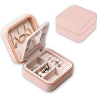 china High quality PU Leather Jewelry gift box for girl with size10x10x5cm