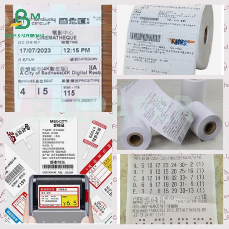 48gsm 60gsm Thermal Paper Cash Register Paper for POS ATM Printer