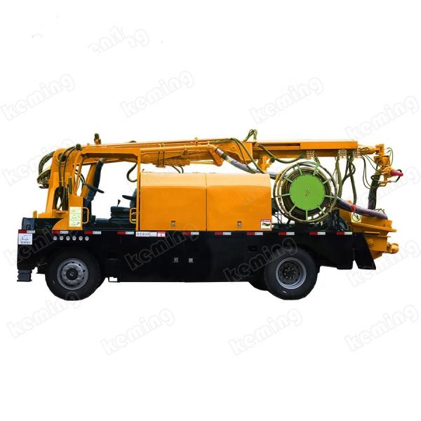 Quality KEMING Cement Concrete Shotcrete Robot Remote Control Shotcrete Equipment for sale