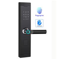 China USB Charging Port Fingerprint Door Lock Home Keyless Door Lock With App TT Lock factory