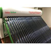 China Stainless Steel  Heat Pipe Solar Water Heater , Glass Tube Solar Water Heater factory